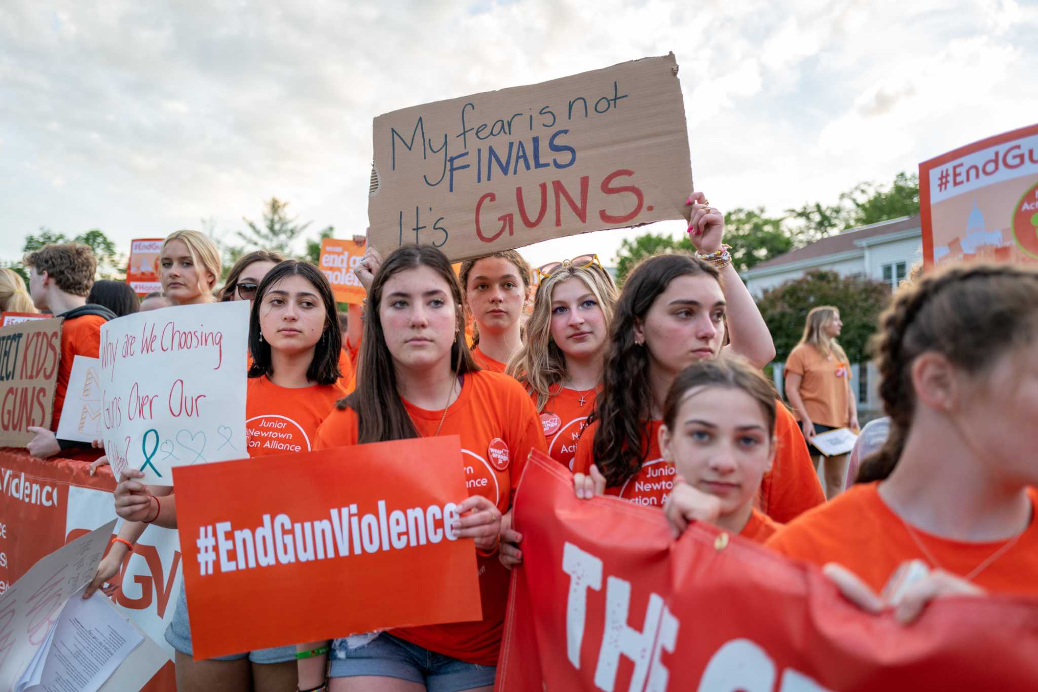 ‘We are sick and tired’: Hundreds rally against gun violence in Connecticut
