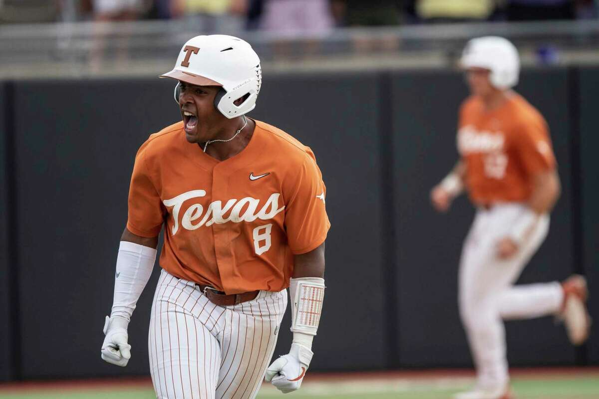 Texas’ Dylan Campbell followed an eighth-inning home run with an even bigger hit in the ninth, a walkoff single to force a third game in the Greenville Super Regional.