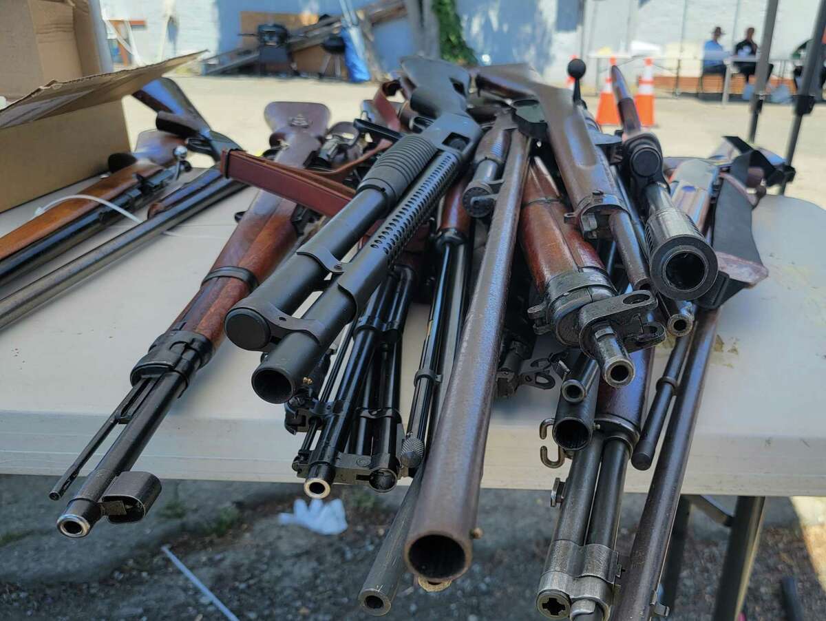 The Oakland Police Department hosted the Guns to Gardens event on Saturday, June 11, 2022 that resulted in the surrender of 131 firearms.