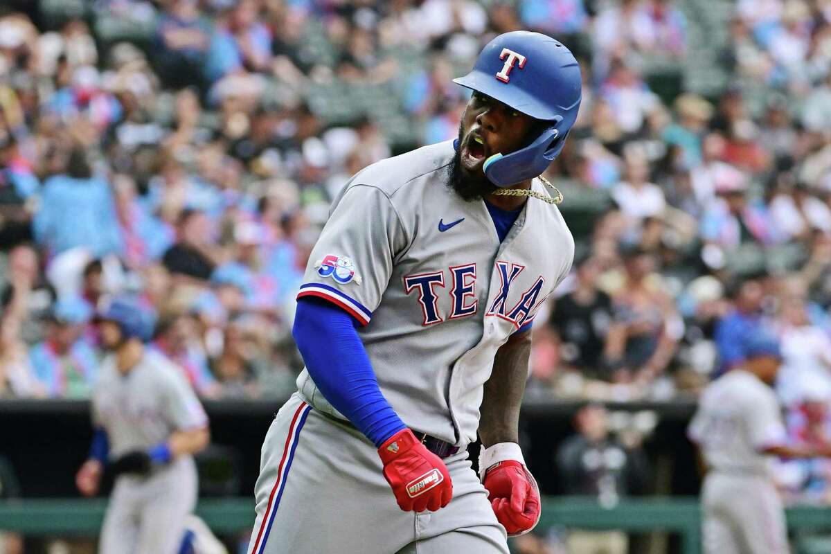 In 25 career games against the Astros covering 108 at-bats, Rangers outfielder Adolis Garcia has eight home runs and 23 RBIs.
