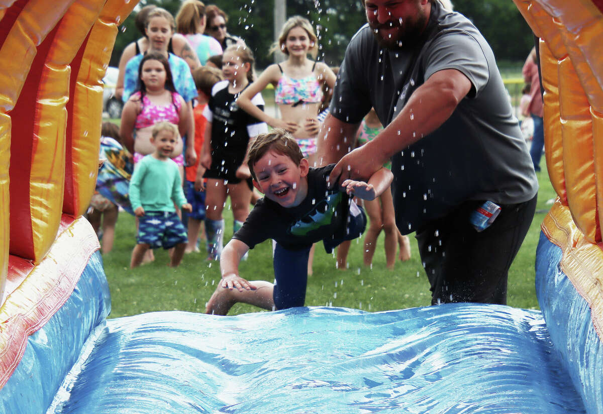 Children were the center of attention on Saturday at the free Kids Day event in Elkton’s Ackerman Park. 