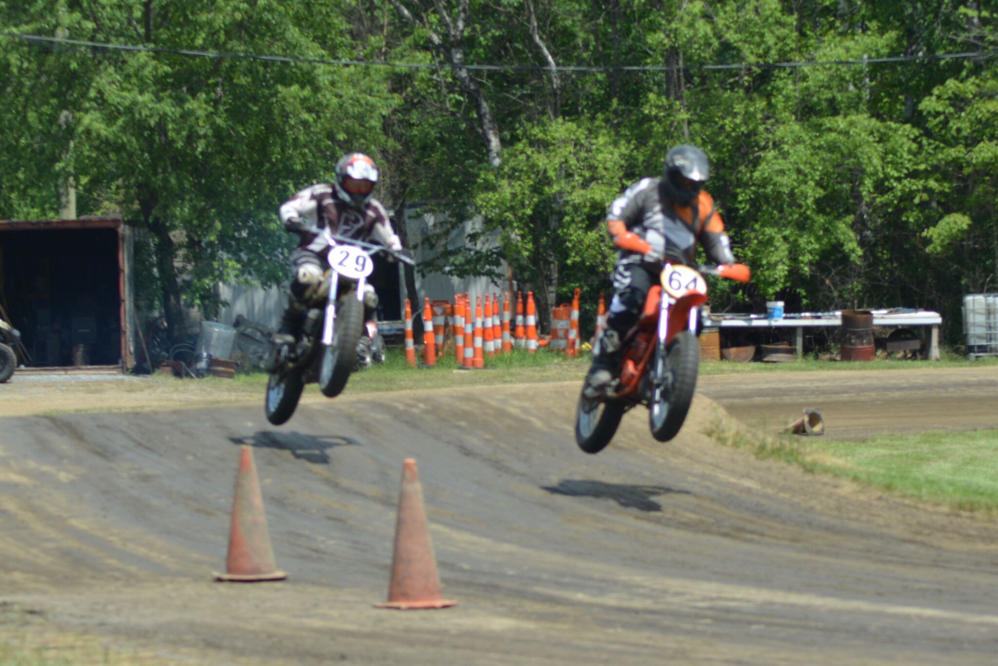 Lucky Thumb Motorcycle Club held short track races June 11