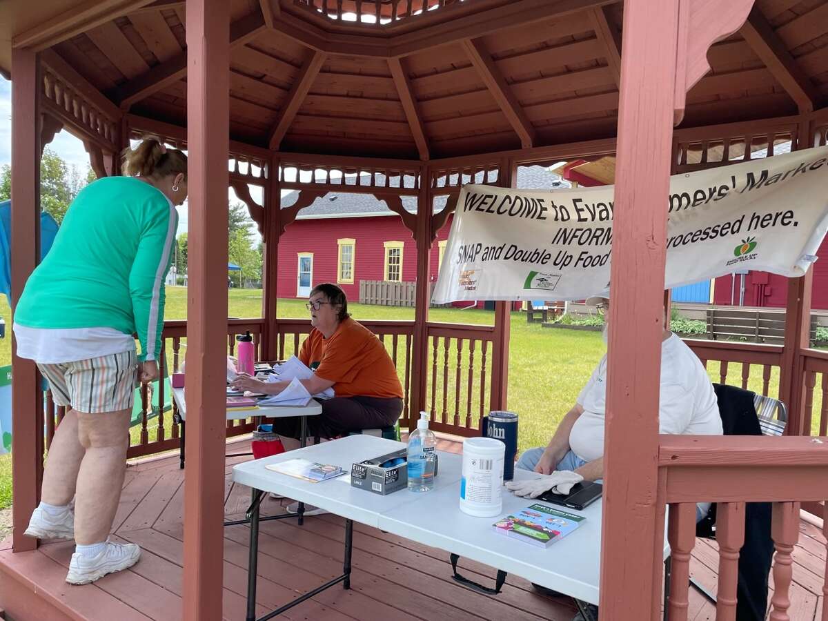 The Evart Farmers Market opened for the season June 11, featuring a variety of homemade products. 