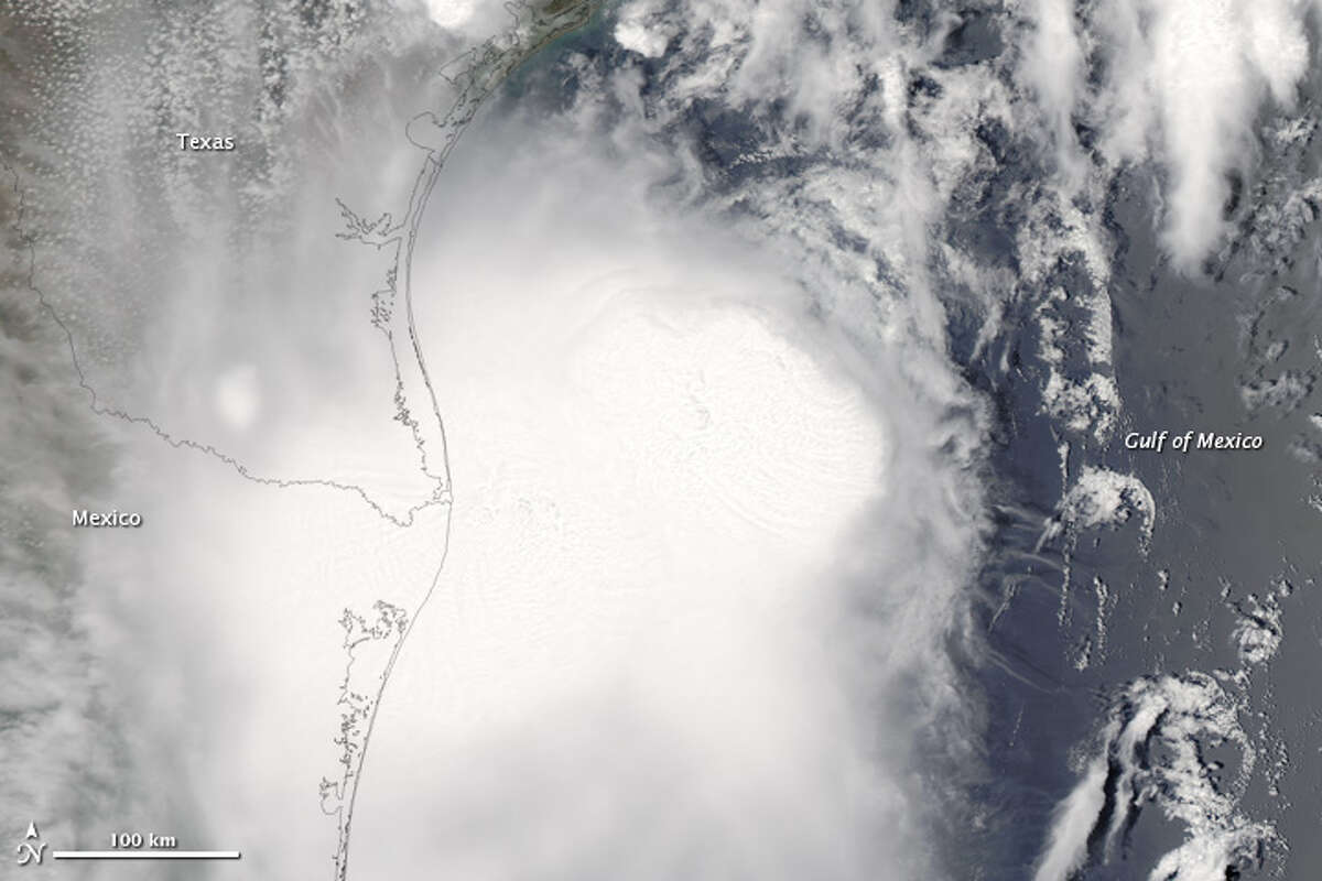 Satellite image of Tropical Storm Don