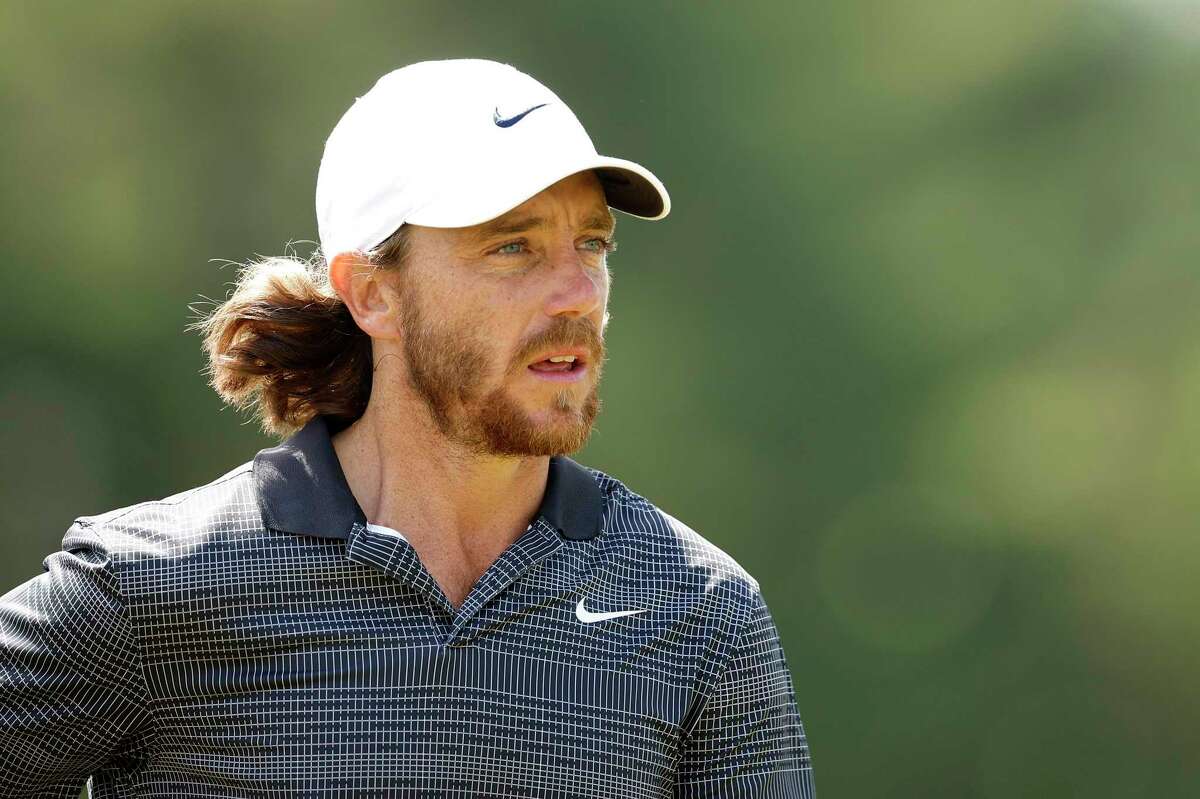BROOKLINE, MASSACHUSETTS - JUNE 13: Tommy Fleetwood of England walks off the third tee during a practice round prior to the 2022 US Open at The Country Club on June 13, 2022 in Brookline, Massachusetts.  Fleetwood committed to play in the Travelers Championship next week.  (Photo by Cliff Hawkins/Getty Images)