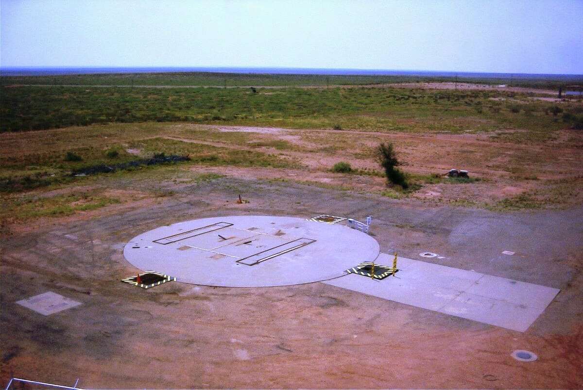 The Cold War-era missile silo bunker is located in Roswell, N.M.
