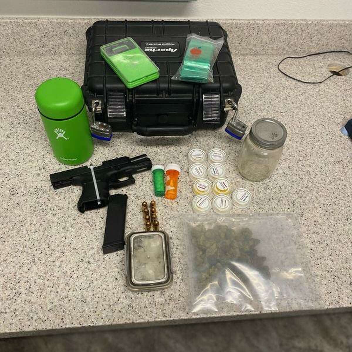 On Friday, June 10 in Northwest Houston, an arrest by deputies with Ted Heap, Harris County Constable Precinct 5, aided by police K-9 Tiger, found more than 400 grams of illegal drugs and an illegal firearm.
