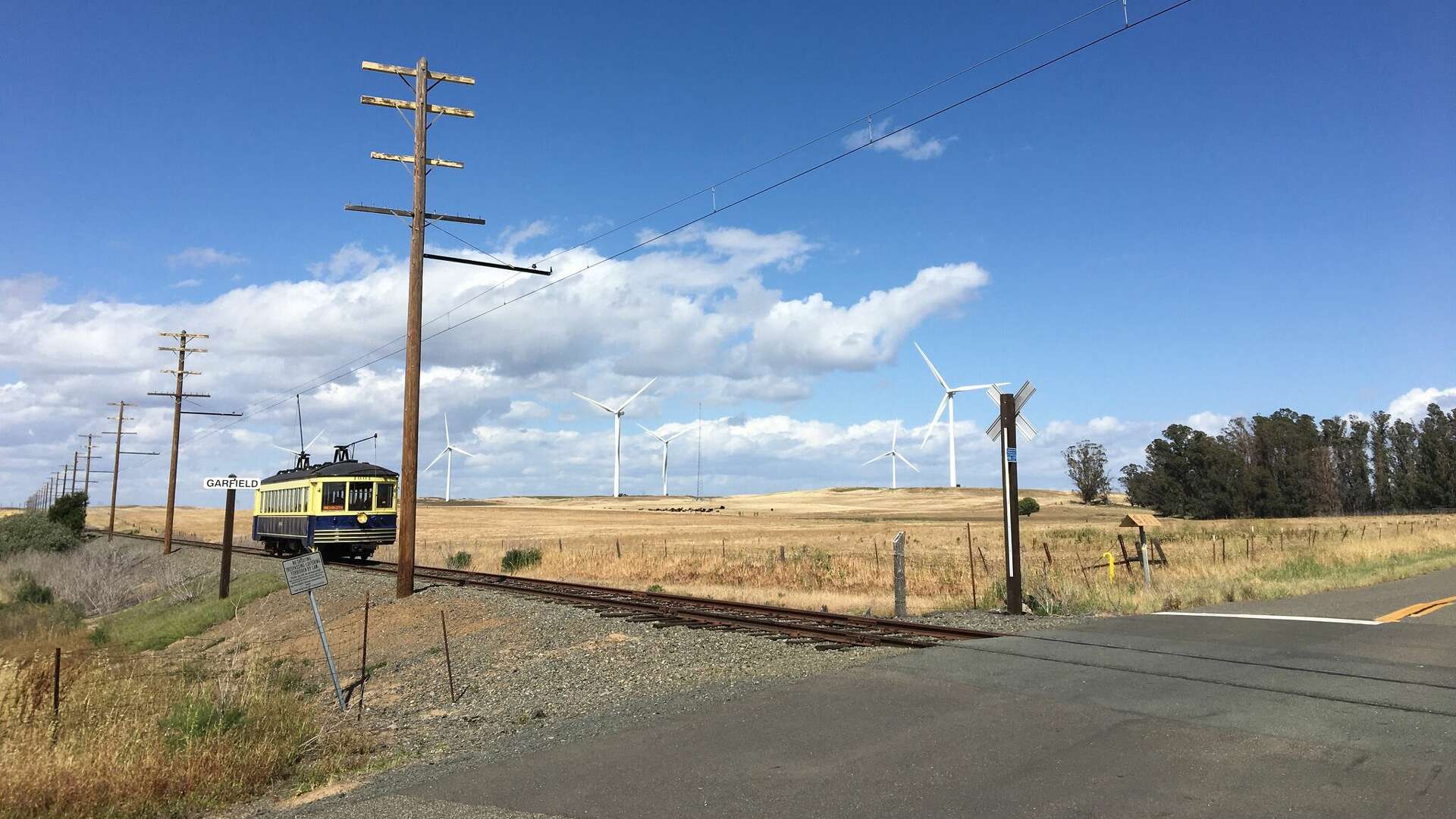 Take a trip on the predecessor of BART in rural Bay Area
