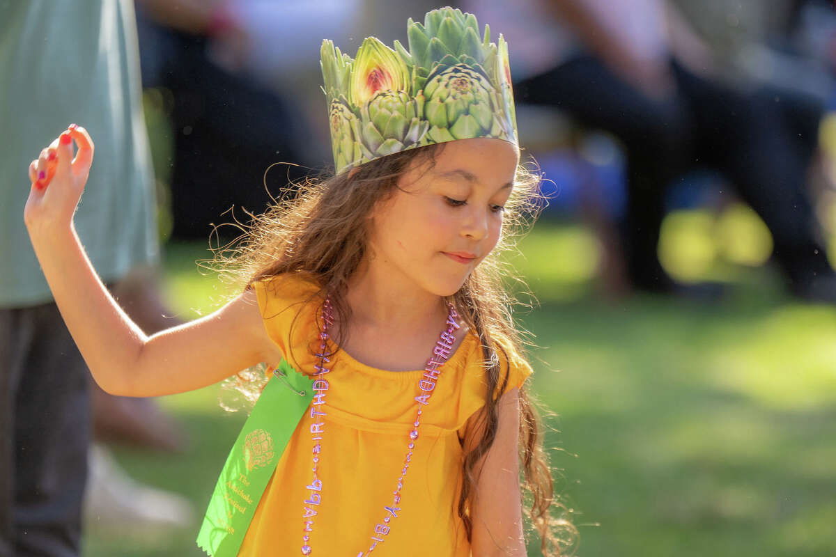 Artichoke crowns aren't required at the festival, but are recommended.