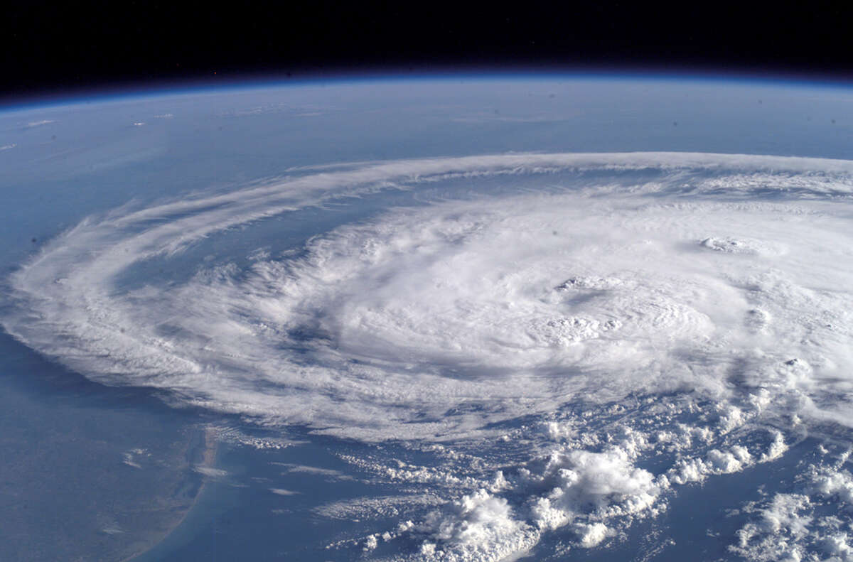 Satellite image of Hurricane Claudette.