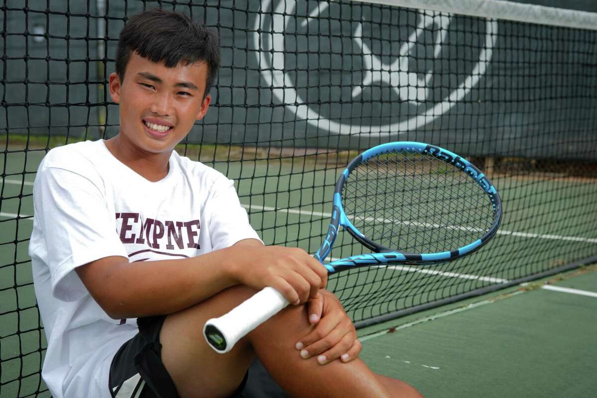 Kempner High School freshman Noey Do poses for a portrait Tuesday, May 24, 2022 in Houston. Do is the Houston Chronicle’s All-Greater Houston boys tennis player of the year.