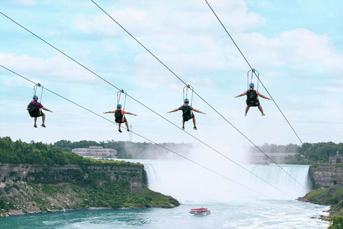 Zipline To The Falls in Niagara Falls