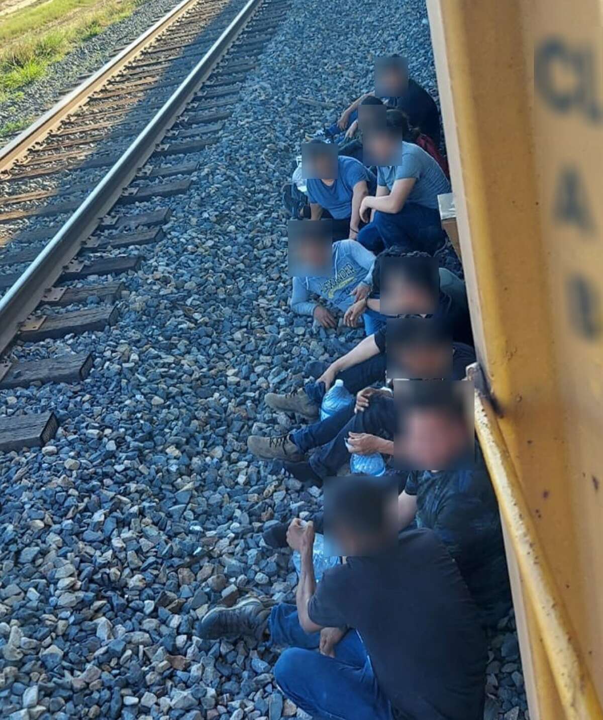 U.S. Border Patrol agents detained several migrants who were using railcars to go further into the United States. At least two migrants were treated for dehydration, according to authorities.