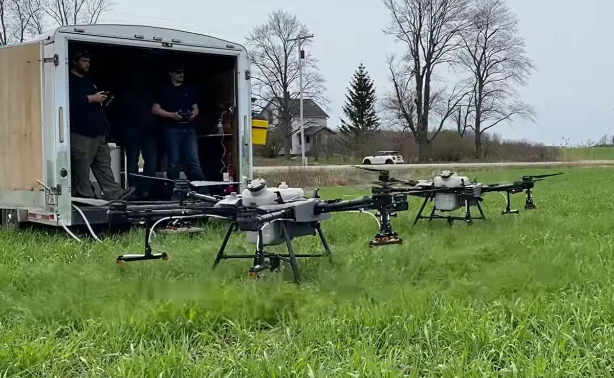 The Pigeon Co-op Elevator's new drones provide new farming options.