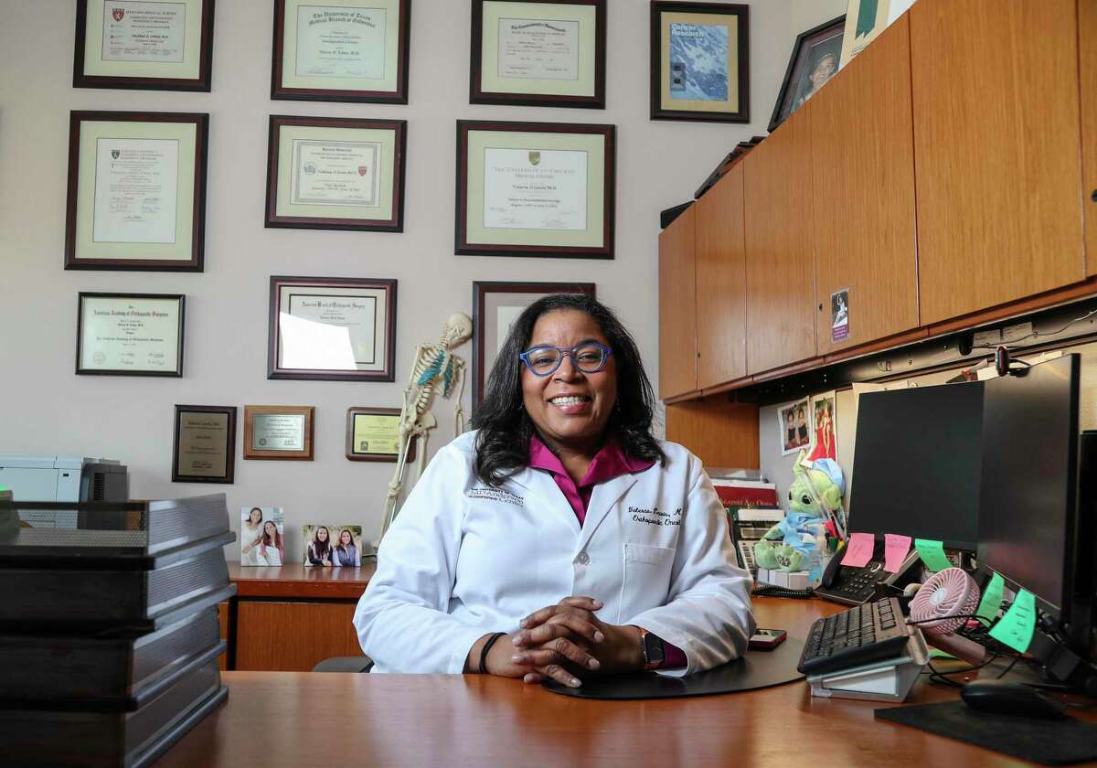 Dr. Valerae O. Lewis, chair of orthopaedic oncology at MD Anderson, is an internationally recognized surgeon who focuses on limb salvage at MD Anderson on Tuesday, March 29, 2022 in Houston.