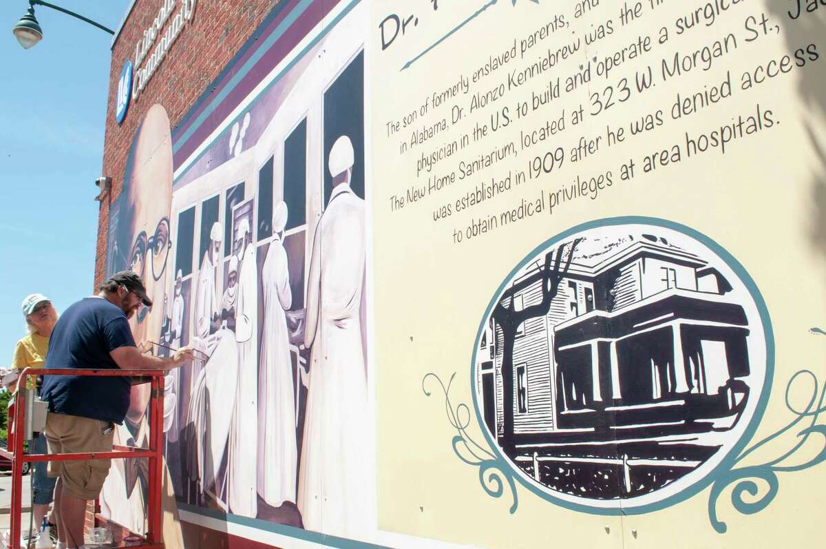 A new mural by the Walldogs goes up in Jacksonville. It will be officially recognized Saturday during the Juneteenth celebration from 11 a.m. to 3 p.m. on the downtown square.
