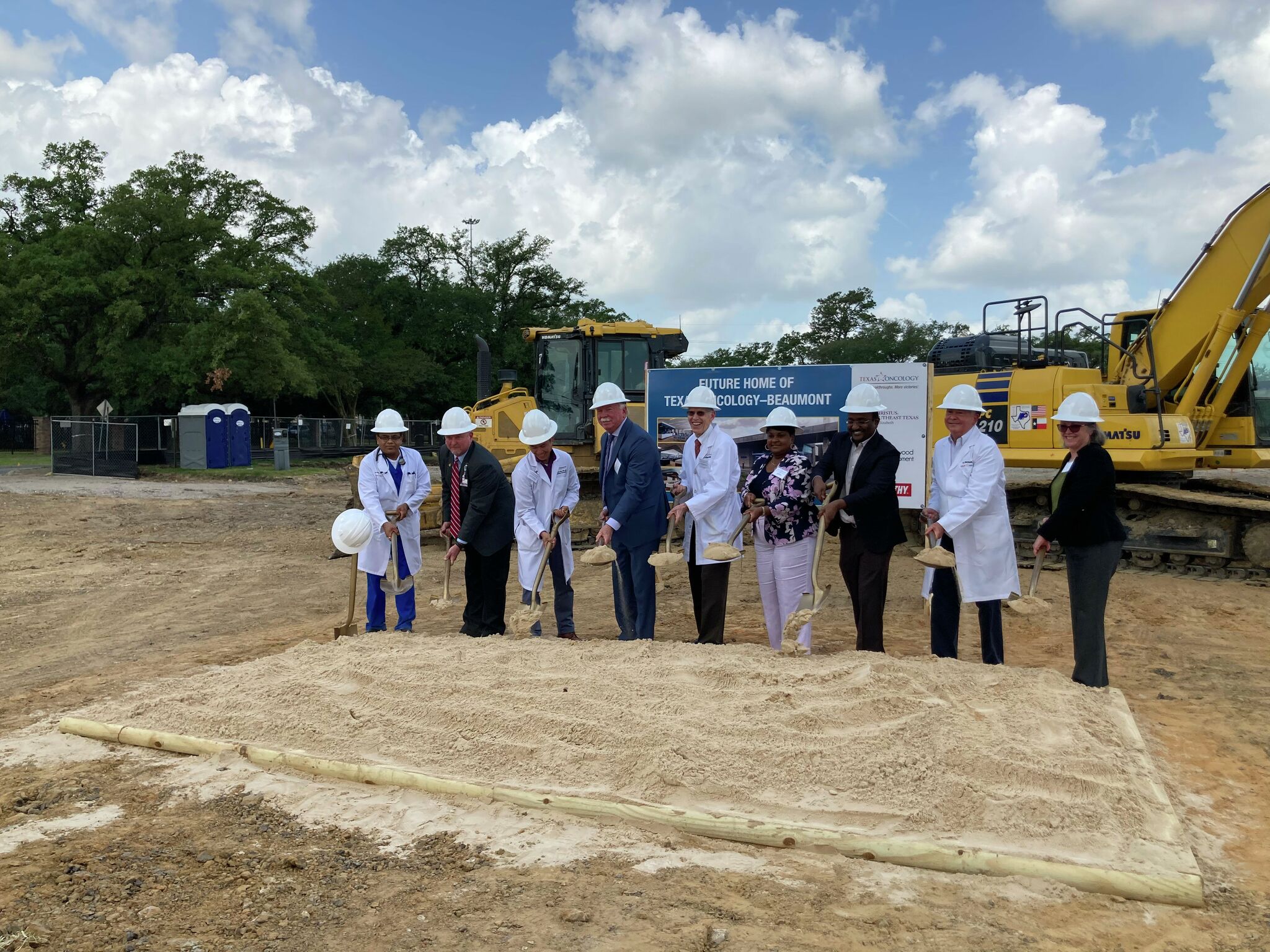 Texas Oncology Christus St. Elizabeth break ground on new cancer