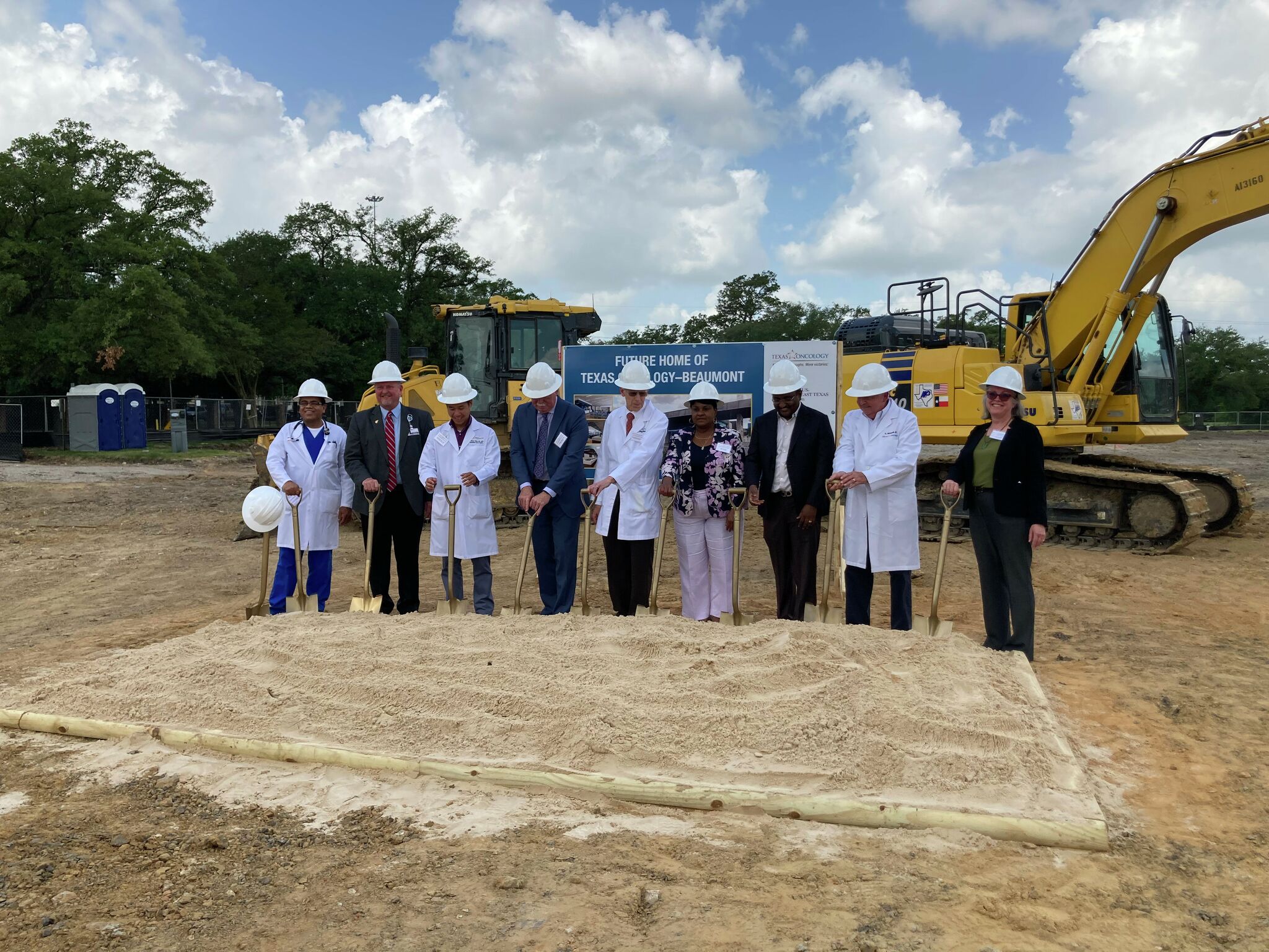 Texas Oncology Christus St. Elizabeth break ground on new cancer