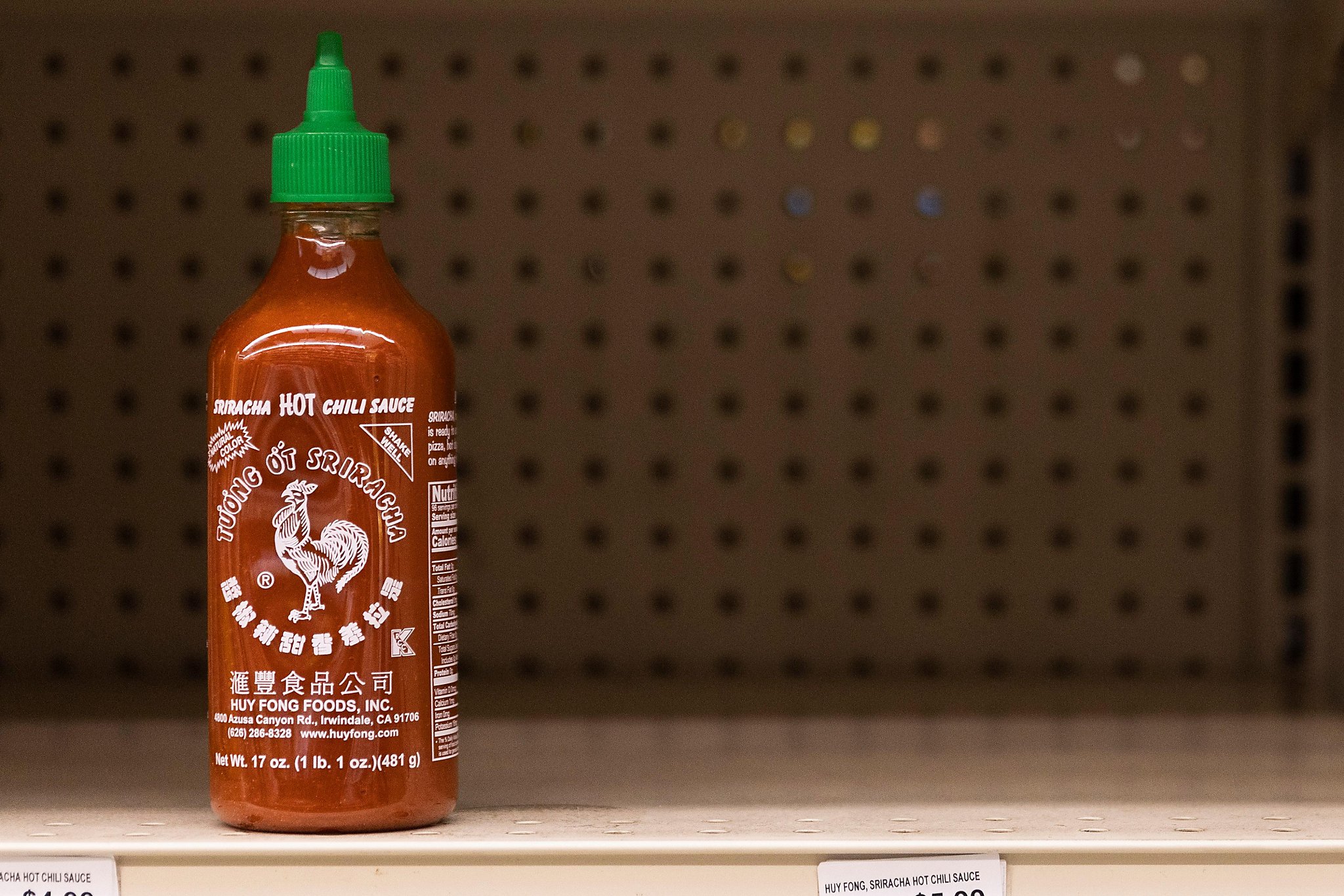 Got Sriracha? The price for a bottle of Huy Fong's iconic hot