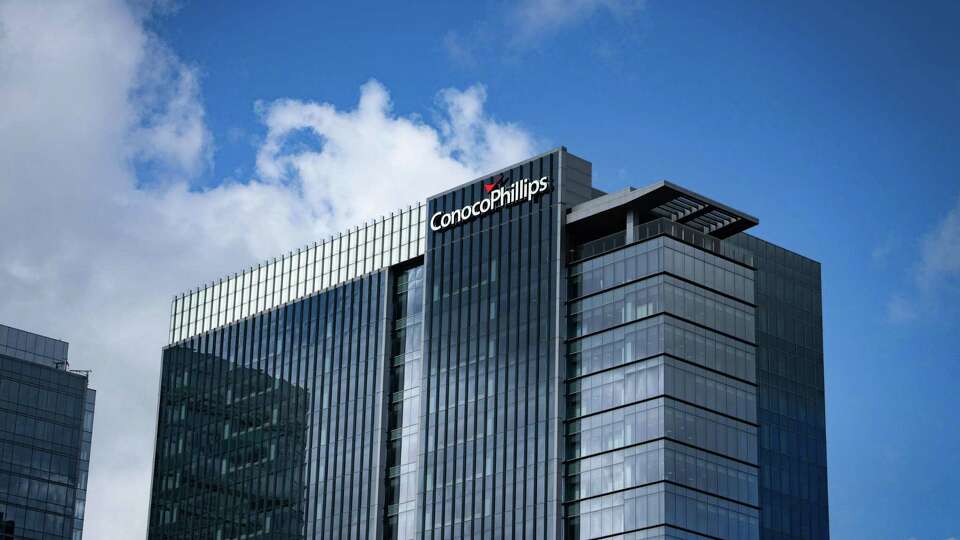 ConocoPhillips headquarters in the Energy Corridor, Tuesday, May 31, 2022, in Houston.