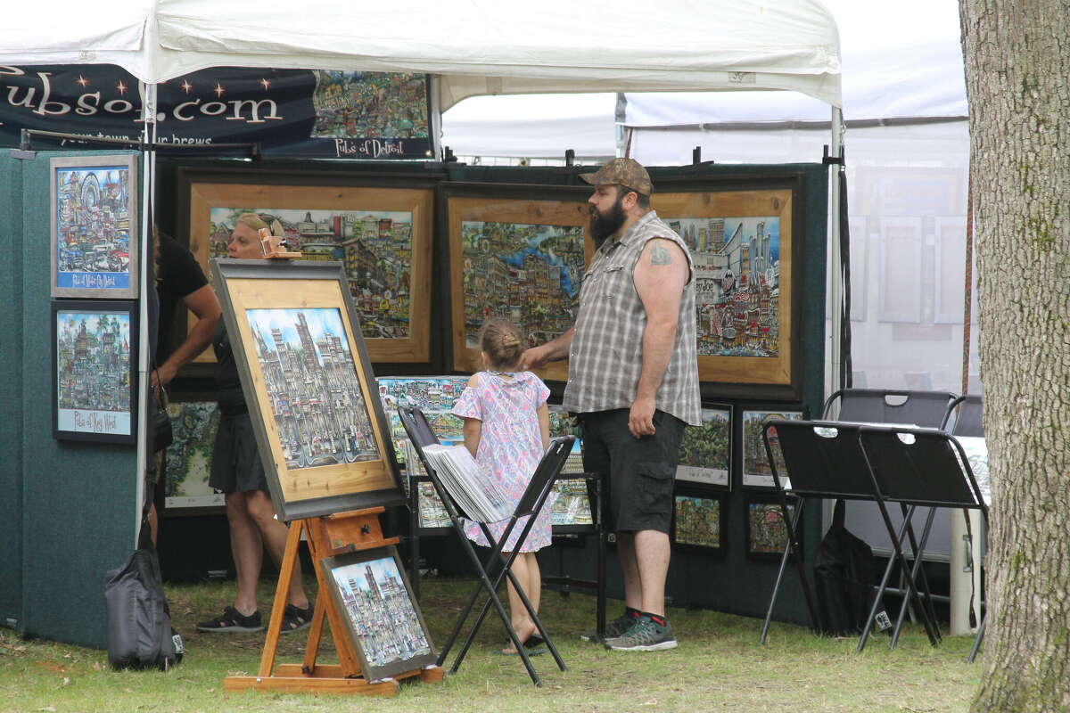 See what unique items can be found at Manistee Forest Festival craft
