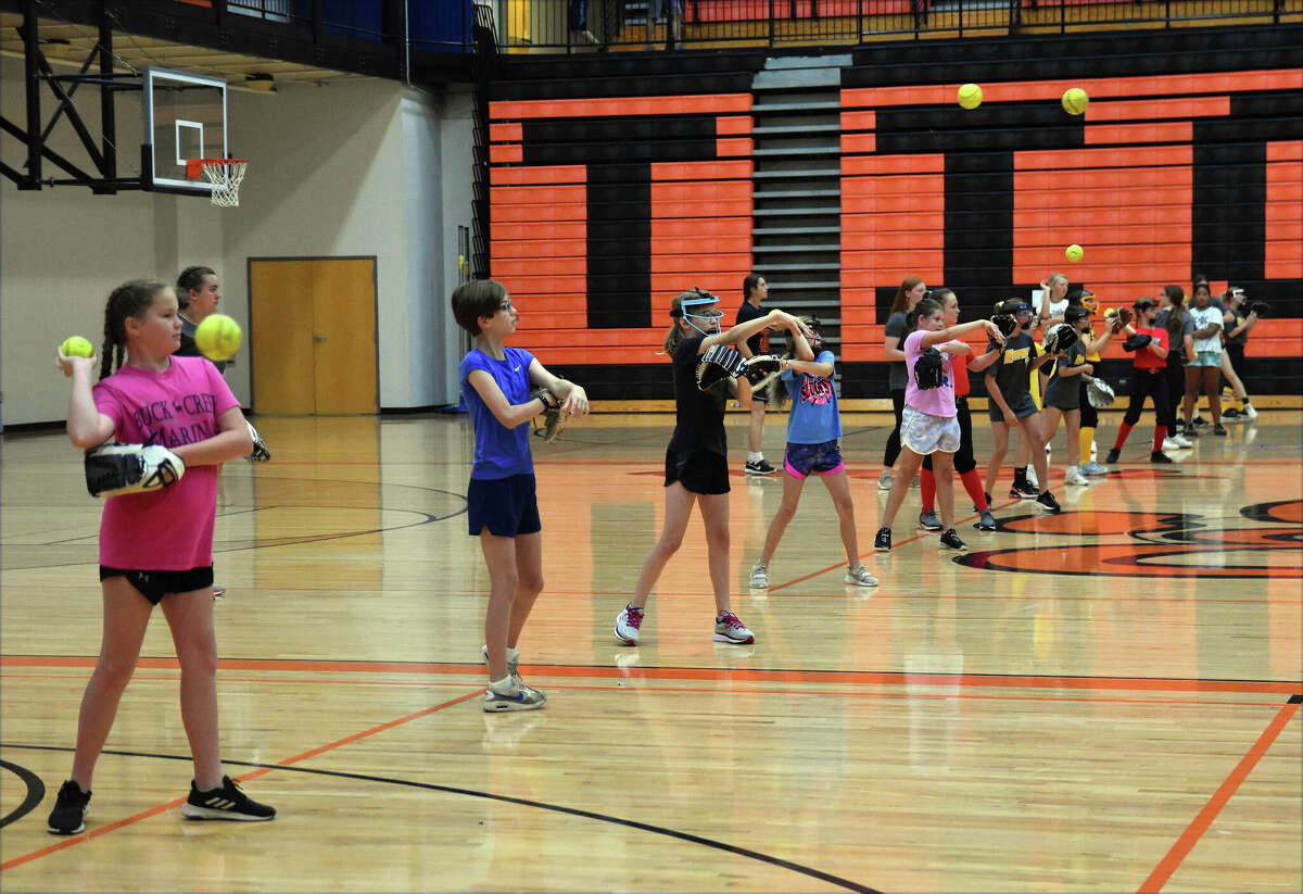 The Edwardsville softball program hosted its annual summer camp this week. The camp was run by current coaches and players. Due to excessive heat, the camp was held indoors at Edwardsville High School.