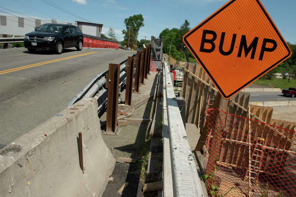 Cars cross the Sitterly Road Bridge on Wednesday, June 15, 2022 in Clifton Park, N.Y. The bridge will be closed for construction June 18 through September 12.