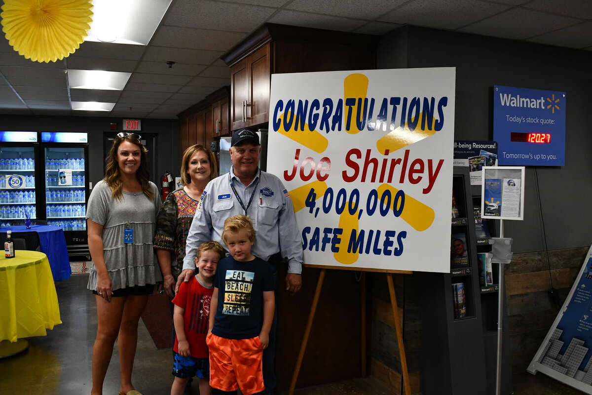Back in April, Joe Shirley officially crossed the 4 million mile threshold of safe miles driven hauling a trailer for Walmart.