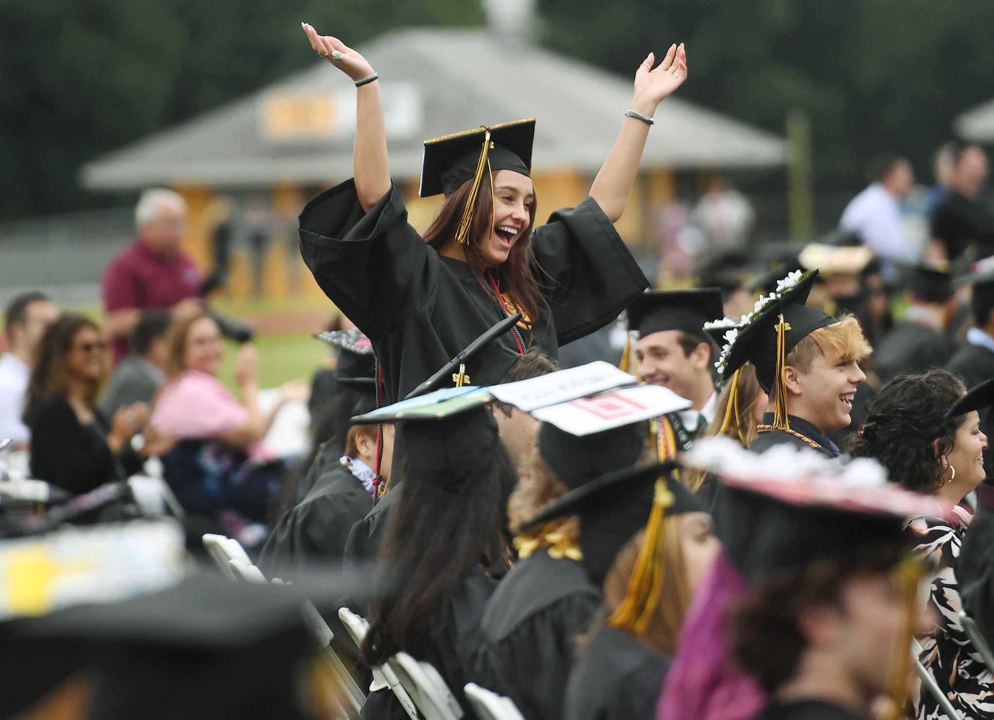 Class of 2022 graduates at Trumbull High - Vimarsana News