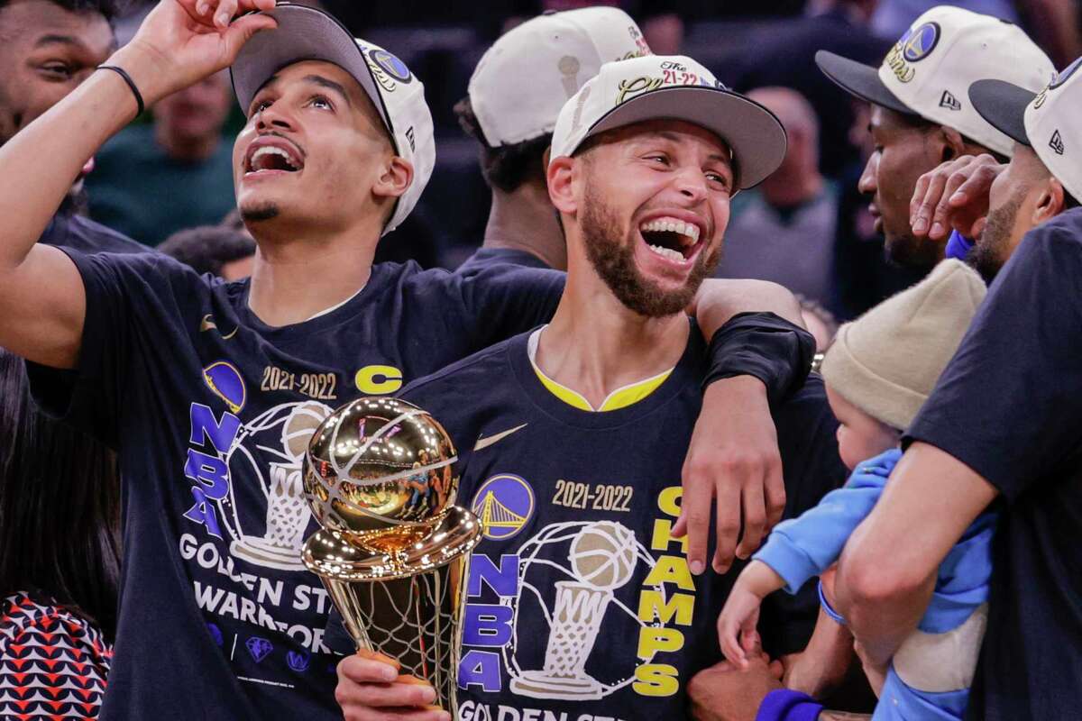 Golden State Warriors Trophy Presentation Ceremony - 2022 NBA Finals 