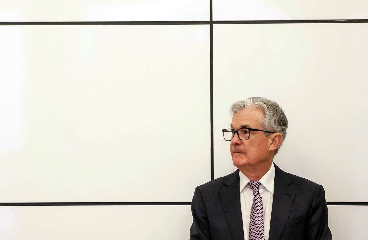 WASHINGTON, DC - JUNE 17: Federal Reserve Chairman Jerome Powell waits to deliver remarks at the Conference on the International Roles of the U.S. Dollar, on June 17, 2022 in Washington, DC. Powell said the Federal Reserve is focused on curbing inflation and returning it to its 2% objective. (Photo by Kevin Dietsch/Getty Images)