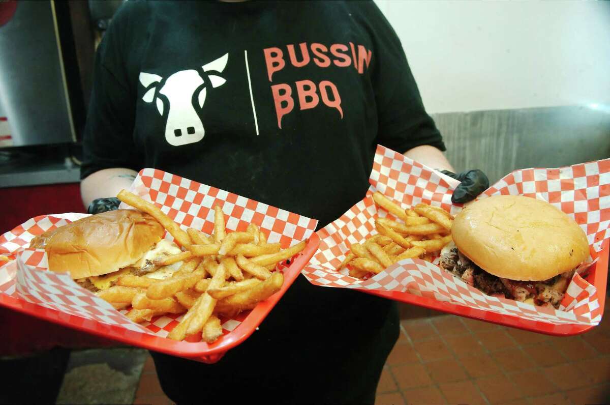 Specialty BBQ sandwiches and burgers are on the menu at Bussin BBQ.