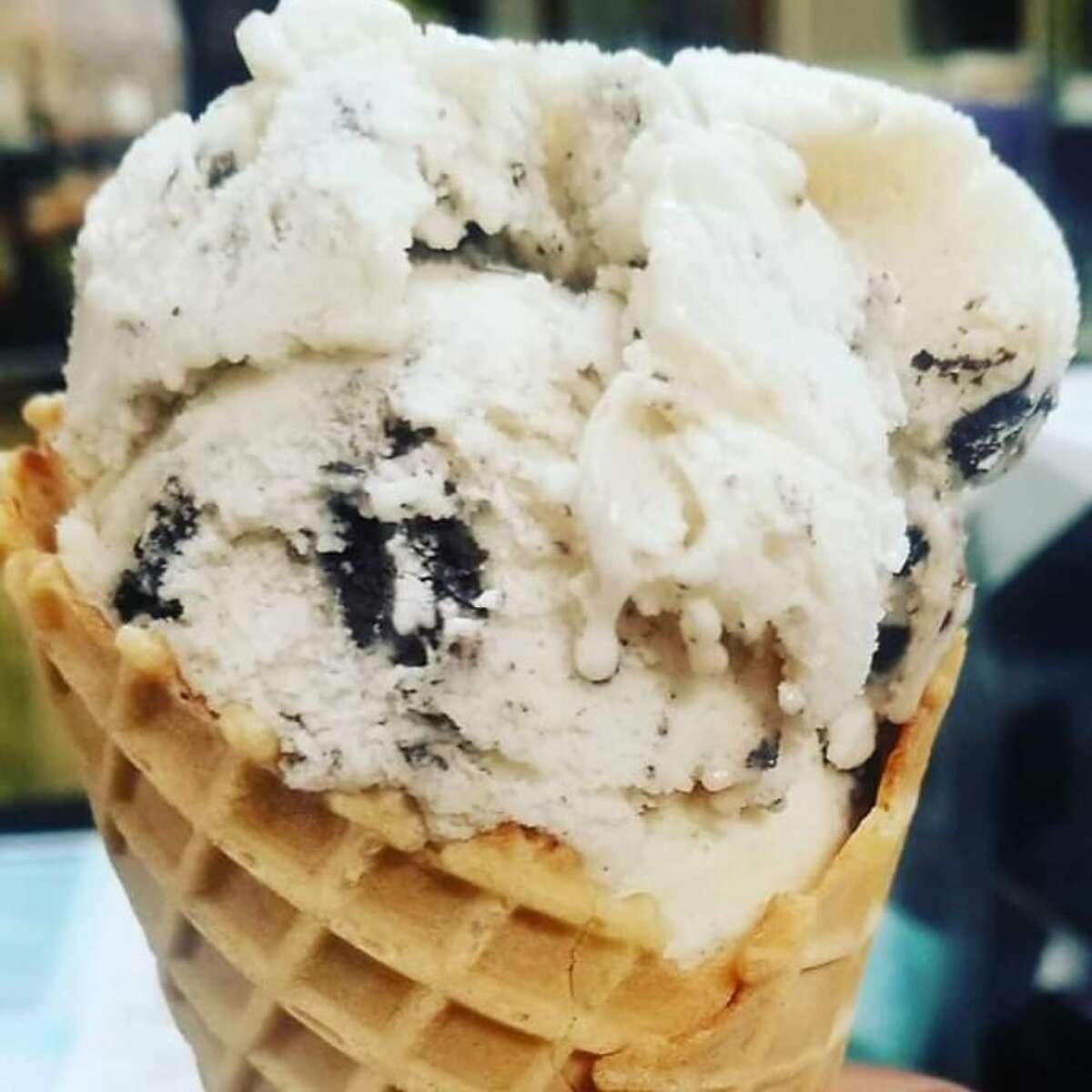 The vegan ice cream at Earthy Goodness looks like the real deal.