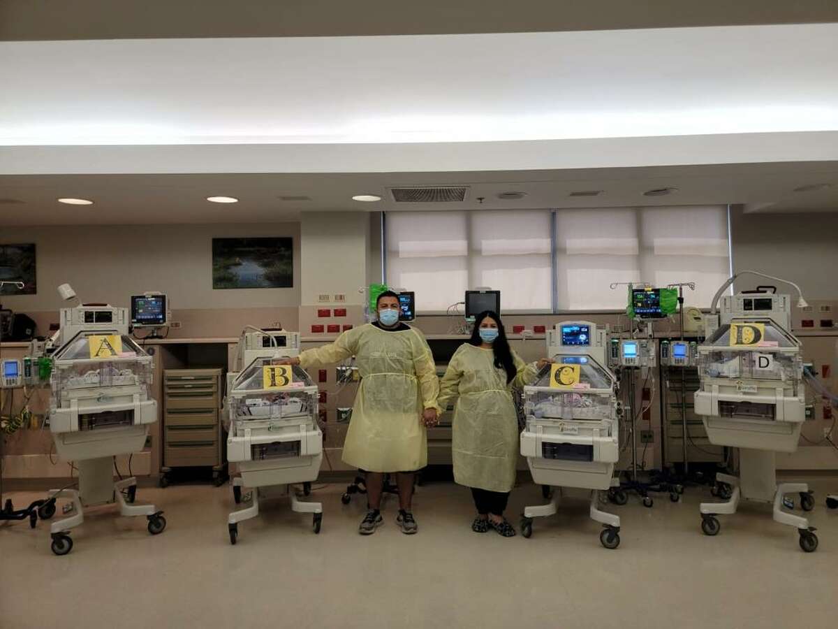 Laredo Medical Center delivered and welcomed their first set of quadruplets on Monday, June 14, 2022.