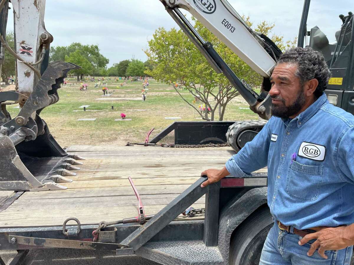 Armando Victorino, 62, dug many of the graves for the victims of the Robb Elementary School Massacre. He worked with grace and care.