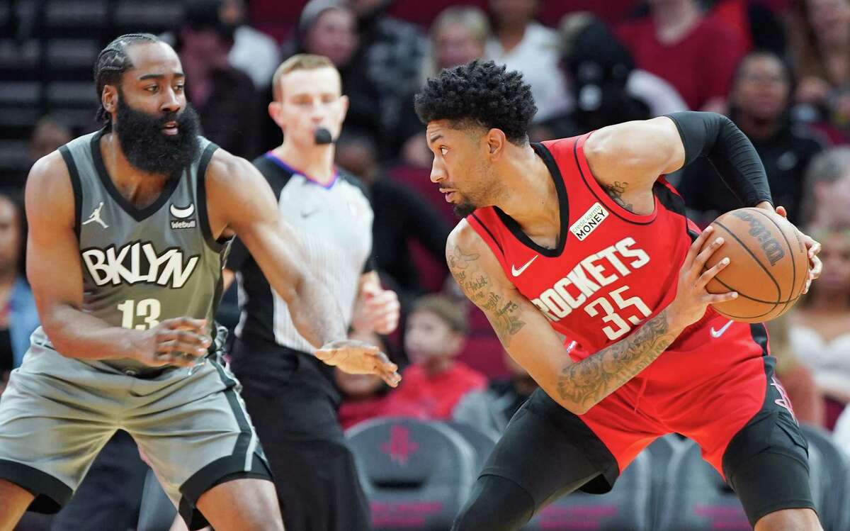 Christian Wood originally came to Houston as a complementary player to James Harden but Harden wanted out and now Wood is gone, too.