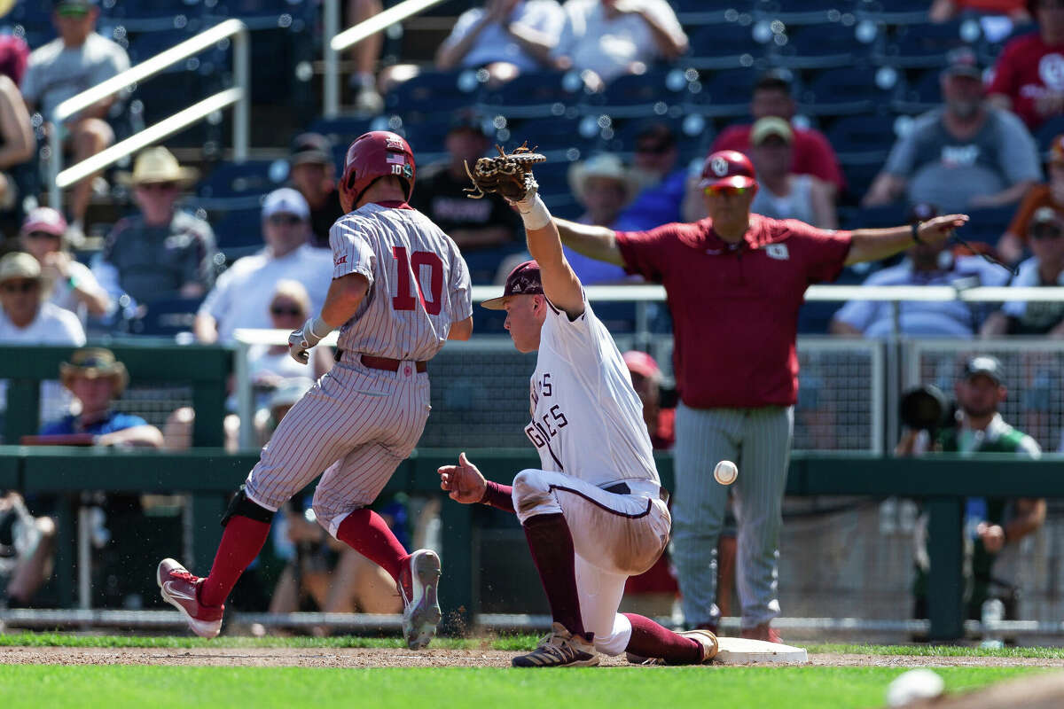 College World Series: Texas A&M Aggies fall to Oklahoma Sooners