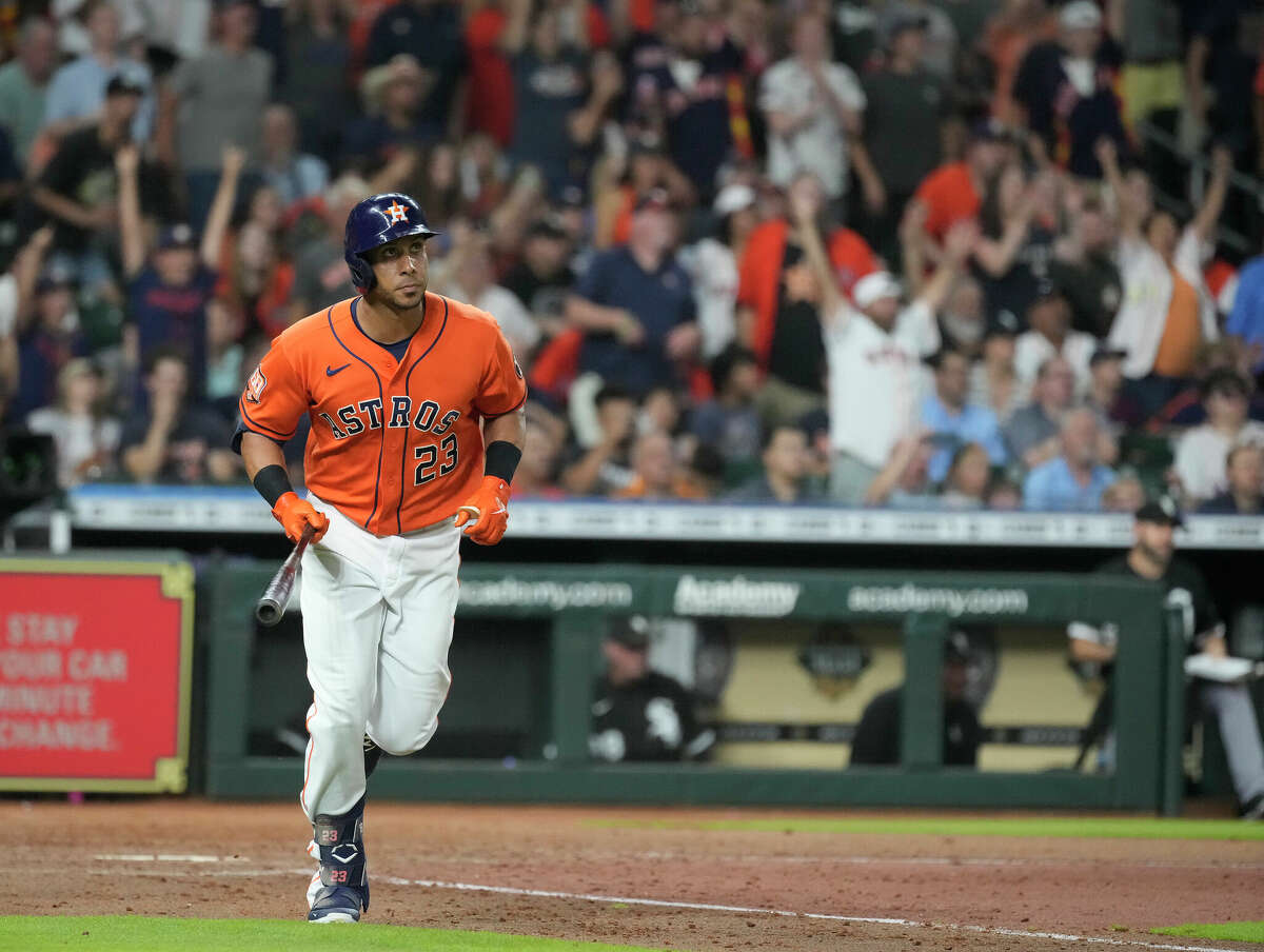 Michael Brantley was again not at Minute Maid Park as the Astros' veteran outfielder seeks a second opinion on his injured right shoulder.