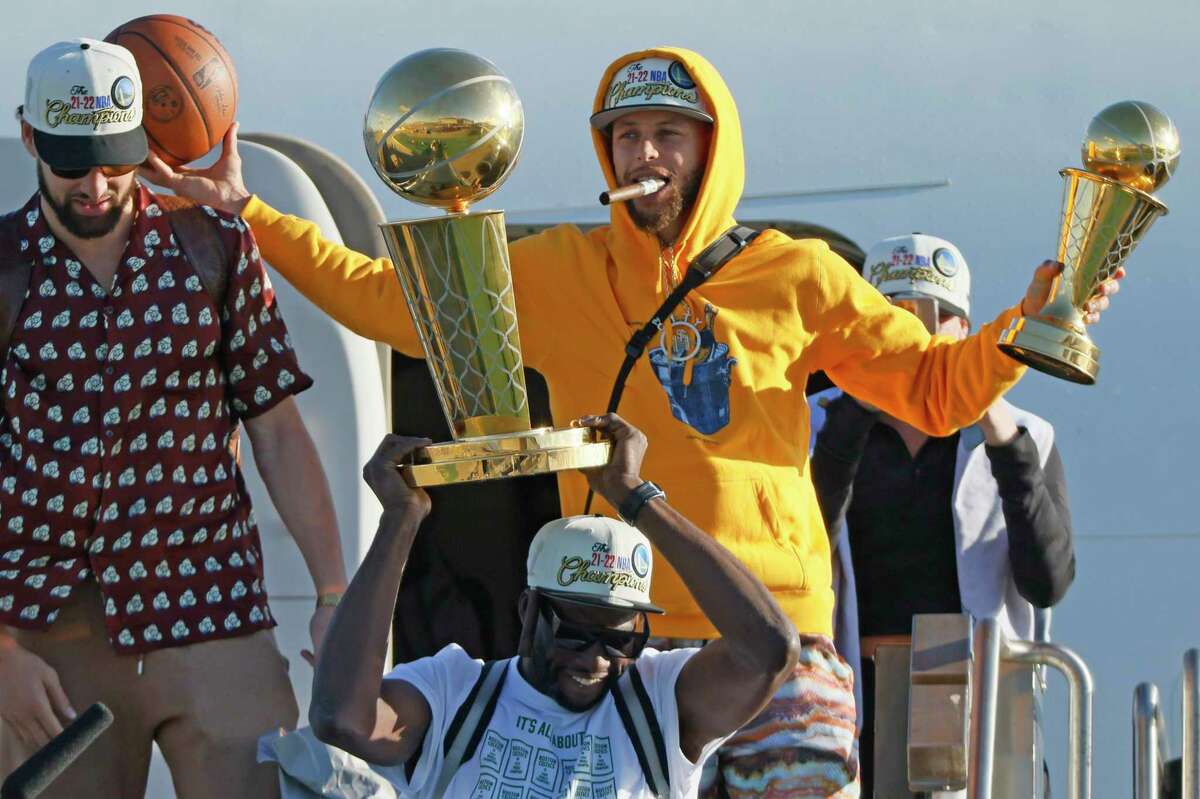The Golden State Warriors arrive at San Francisco International Airport on Friday, and today they’ll head to Market Street for their victory parade.