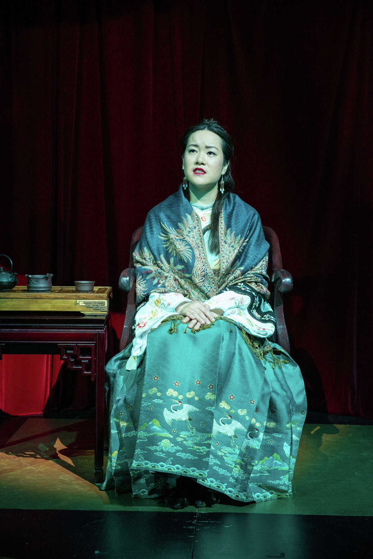 Sami Ma plays the title character in "The Chinese Lady," running through June 26, 2022, at Adirondack Theatre Festival in Glens Falls. It is the fictionalized version of the true story of the first Chinese woman in America, brought here as a 14-year-old in 1834 and put on display for decades.