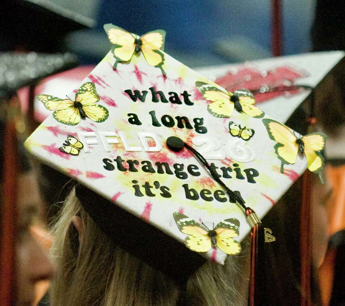 The Ridgefield High School graduation at the O'Neill Center. Friday, June 17, 2022