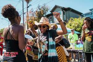 ‘Celebration of freedom’: Juneteenth at Oakland’s mini Black Panther museum
