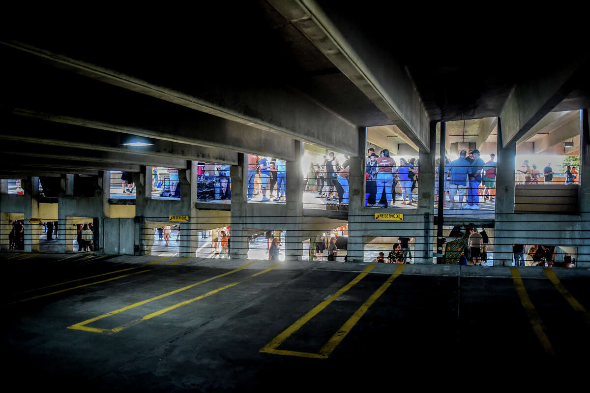 SEEN Tapped Beer Fest held at Larkin Parking Garage in Midland