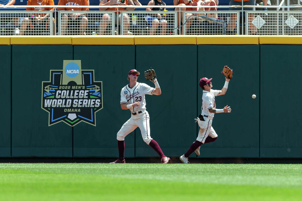 College World Series Aggies eliminate Longhorns