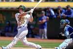 A's outlast Royals for 9-7 win with help from Tony Kemp, Lou Trivino