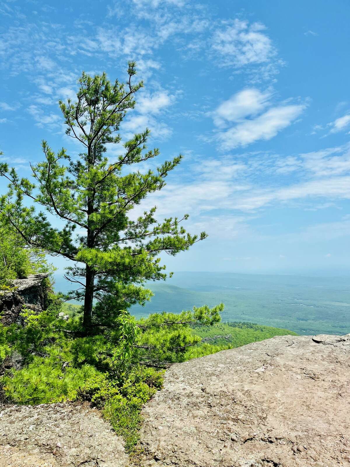 The Escarpment Trail winds along the side of several mountains, offering many glorious views of the Hudson Valley.