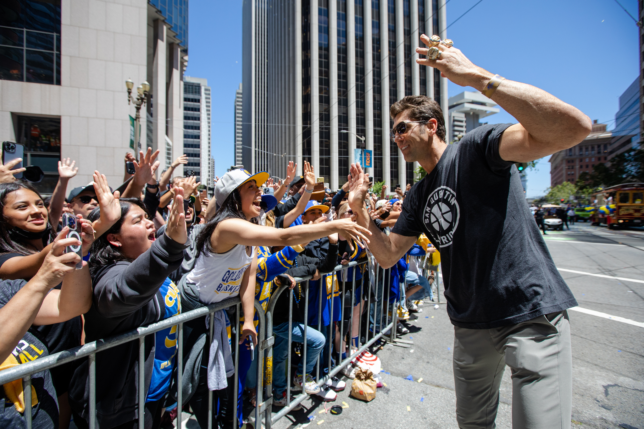 The best photos from the Warriors championship parade in San Francisco