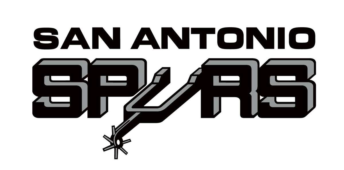 The Spurs logo when the team made its 1973 debut. San Antonio artist Finis Collins, 93, designed the logo while he worked at the Pitluk Group, one the city’s major advertising agencies.