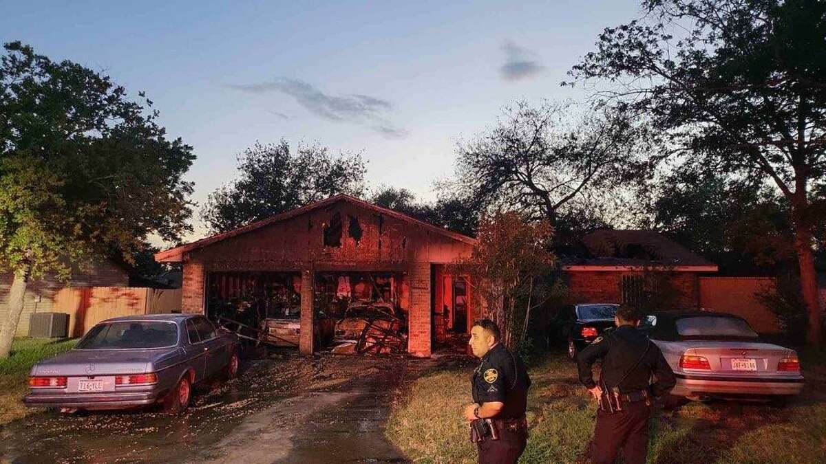 Pictured is the north Laredo home located in the 5400 block of Alabama Avenue that was fully engulfed in flames on June 19, 2022.