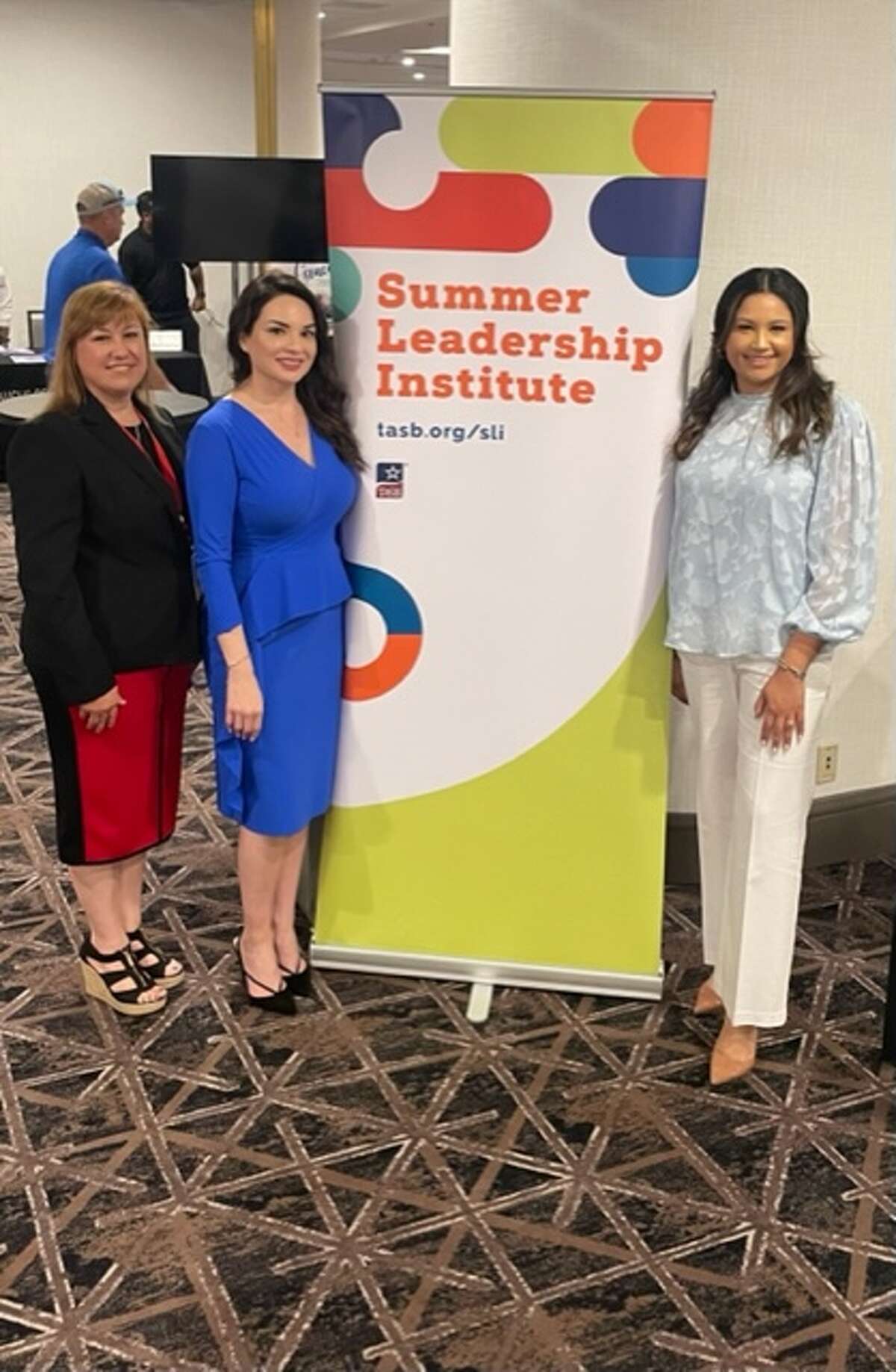 Aliza Flores Oliveros, Dr. Linda J. Garza and Ileana J. Moreno presented on the importance of students’ mental health at the TASB Summer Leadership Institute.